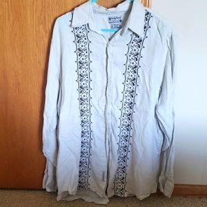 Lucky Brand Men's Long Sleeve Dress Shirt